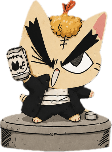 Tarmac n Torque mascot cat