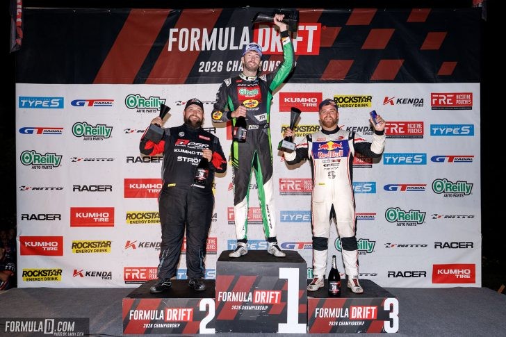 James Deane Wins Formula DRIFT Round 4 in the First All-Irish Podium in Series History