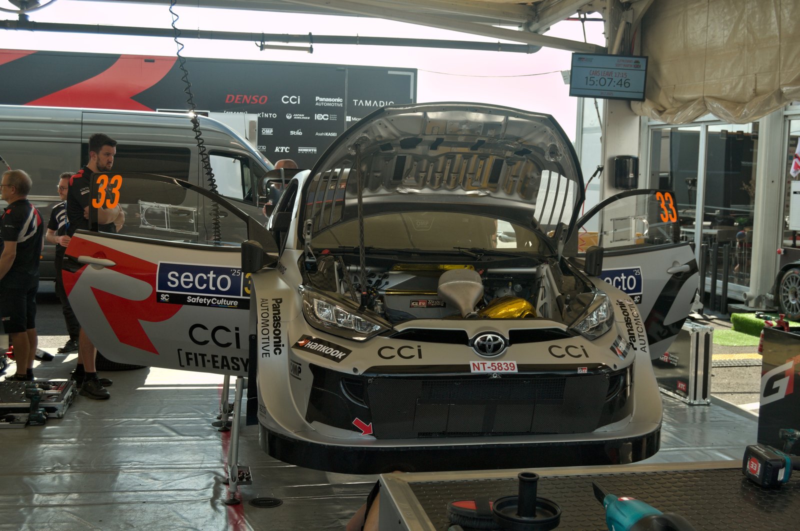 A GR Yaris Rally1 of Evans's opened up in the service park at Rally Finland in July 2025. Five seasons of this car ended on Sunday afternoon in Sardinia; from 2027 the top class is built around the slower, cheaper Rally2 formula.