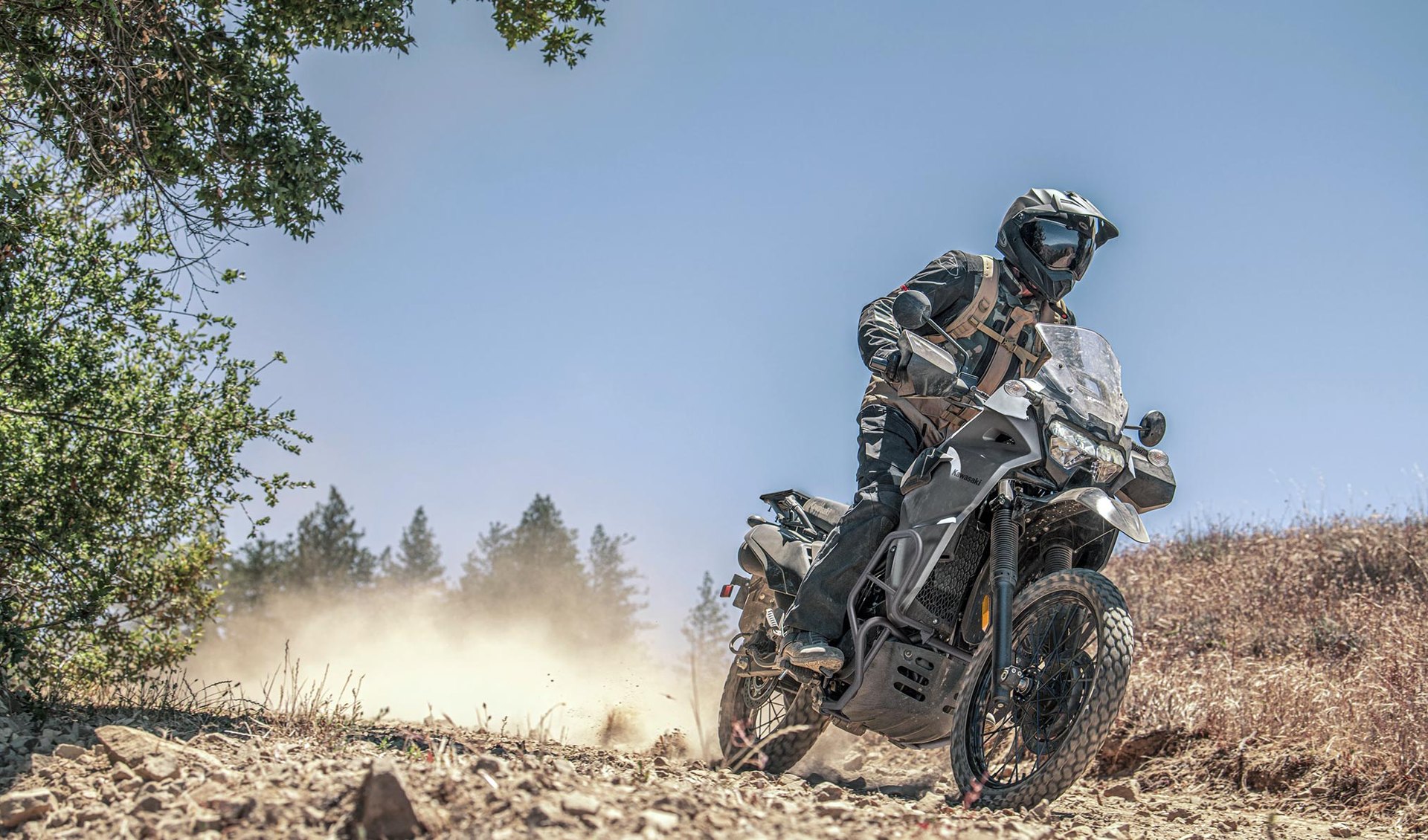 Kawasaki's New KLR650 Trim Is $400 of Crash Bars, Hand Guards and a Rack