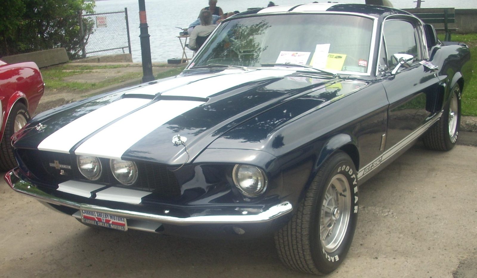 A 1967 Shelby GT350 at a car show — again, a representative example of the model, not Dave's actual car.