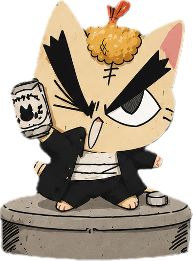 Tarmac n Torque mascot cat